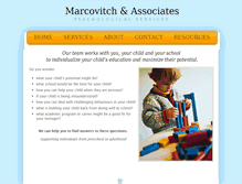 Tablet Screenshot of marcovitch.ca